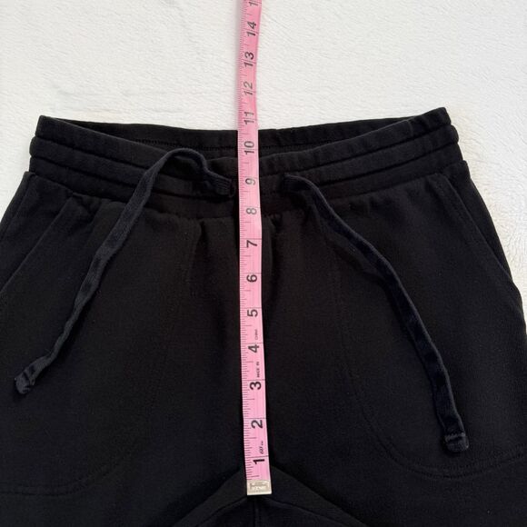 GAP Women’s Fleece Joggers Sweatpants Black Size XS Drawstring - Picture 4 of 8